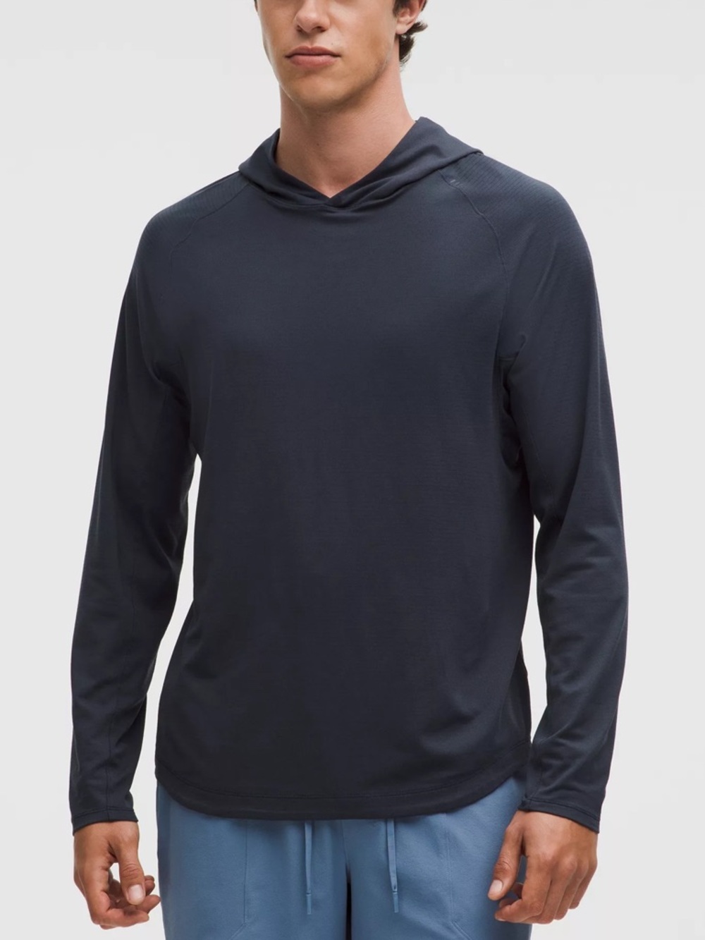 01.ALGO Men's Jungle Blue Performance Hoodie,‎ Size M (TXA958)